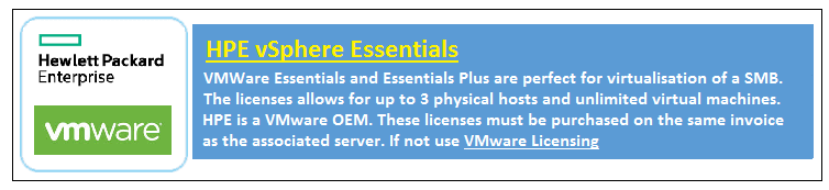 HPE VMWARE Essentials